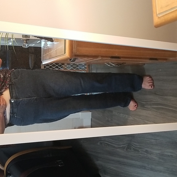 Style & Co. Jeans w/tummy control sz 16 short women's Denim Jean's - Picture 7 of 9